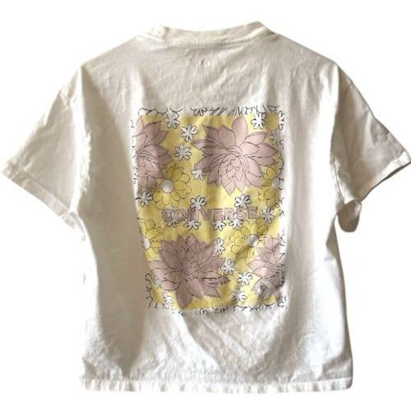 Converse Desert Rave Oversized Art T-Shirt Women’s Small Cotton Midweight - Picture 3 of 7